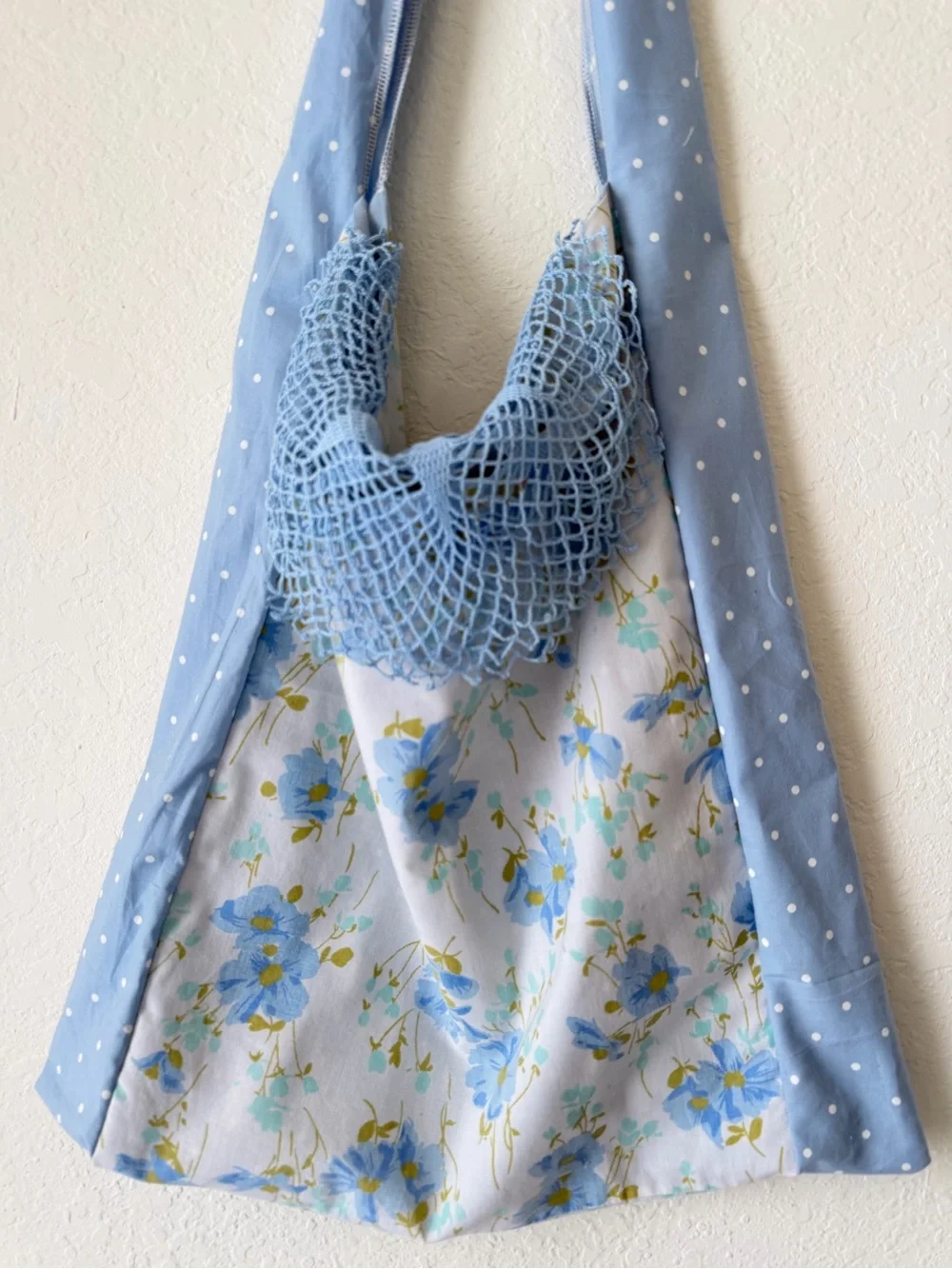 Handmade Market / Beach Bag Vintage Linens